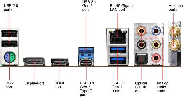 Alt view image 7 of 9 - ASRock Fatal1ty X470 Gaming-ITX/ac AM4 AMD Ryzen 3000 Series CPU Ready Mini ITX AMD Motherboard