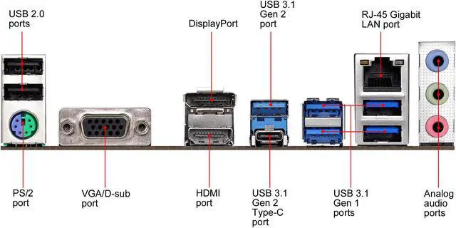 Alt view image 7 of 10 - ASRock Fatal1ty B450 GAMING K4 AM4 AMD B450 USB 3.1 HDMI ATX AMD Motherboard