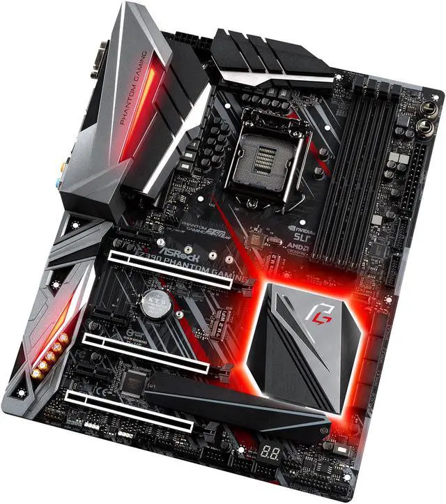 Alt view image 4 of 10 - ASRock Z390 Phantom Gaming 6 LGA 1151 (300 Series) Intel Z390 ATX Intel Motherboard