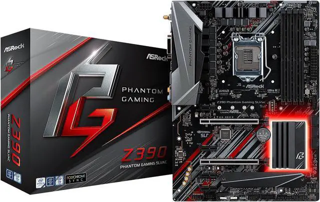 Alt view image 9 of 10 - ASRock Z390 PHANTOM GAMING SLI/ac LGA 1151 (300 Series) Intel Z390 HDMI SATA 6Gb/s USB 3.1 ATX Intel Motherboard ONLY @NEWEGG