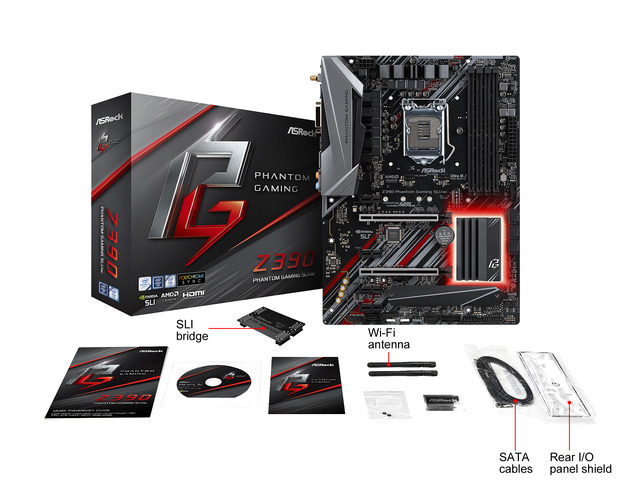 ASRock Z390 Phantom Gaming SLI/ac LGA 1151 Intel ATX Motherboard With WiFi