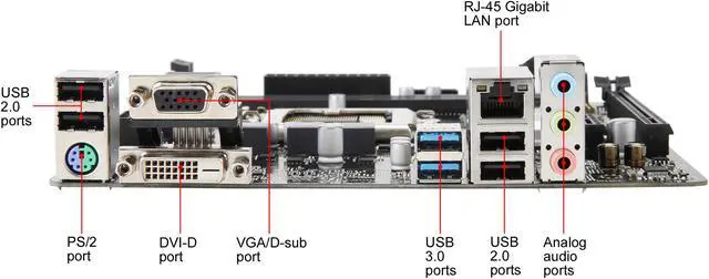 Alt view image 4 of 6 - ASRock H310CM-DVS LGA 1151 (300 Series) Intel H310 USB 3.1 Micro ATX Intel Motherboard