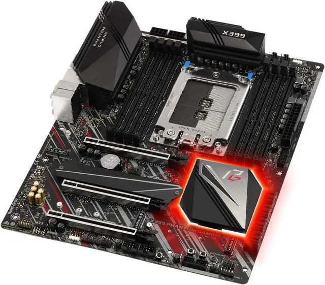 Alt view image 3 of 9 - ASRock X399 Phantom Gaming 6 sTR4 AMD X399 ATX AMD Motherboard