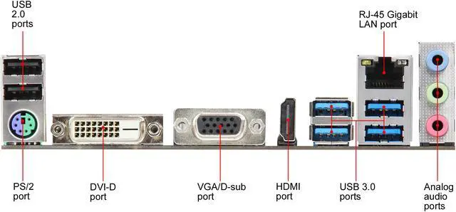 Alt view image 6 of 8 - ASRock A320M-HDV R3.0 AM4 AMD Promontory A320 USB 3.1 HDMI Micro ATX AMD Motherboard