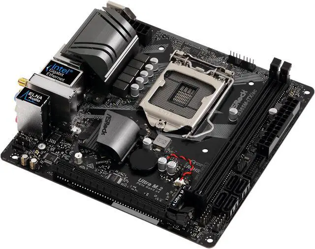 Alt view image 4 of 8 - ASRock B365M-ITX/ac LGA 1151 (300 Series) Intel B365 HDMI USB 3.1 Mini ITX Intel Motherboard