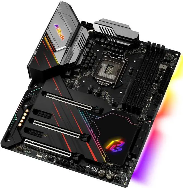 Alt view image 3 of 10 - ASRock Z390 PHANTOM GAMING X LGA 1151 (300 Series) Intel Z390 ATX Intel Motherboard