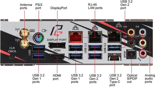 Alt view image 9 of 10 - ASRock Z390 PHANTOM GAMING X LGA 1151 (300 Series) Intel Z390 ATX Intel Motherboard