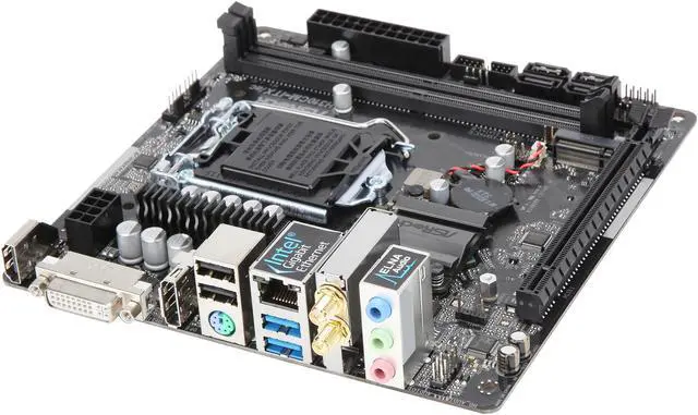 Alt view image 5 of 6 - ASRock H310CM-ITX/ac LGA 1151 (300 Series) Intel H310 Mini ITX Intel Motherboard