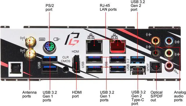 Alt view image 7 of 9 - ASRock X570 Phantom Gaming X AM4 AMD Premium X570 ATX AMD Motherboard