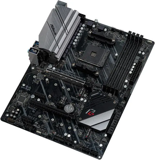 Alt view image 4 of 9 - ASRock X570 PHANTOM GAMING 4 AM4 AMD X570 ATX AMD Motherboard