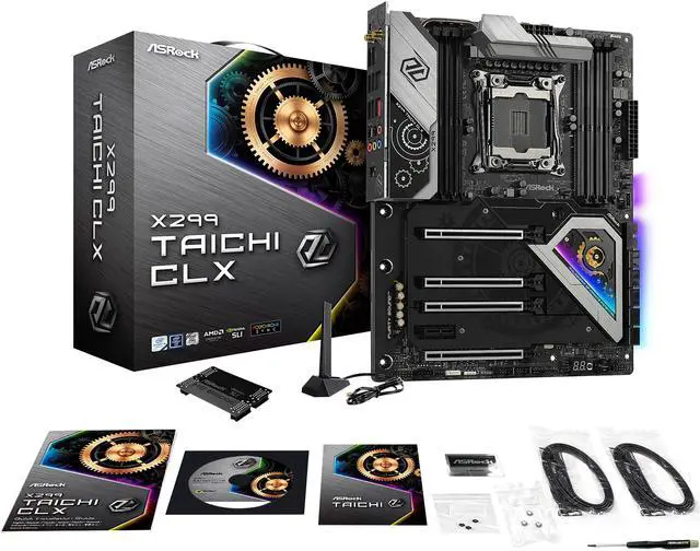 Alt view image 6 of 10 - ASRock X299 TAICHI CLX LGA 2066 Intel X299 ATX Intel Motherboard