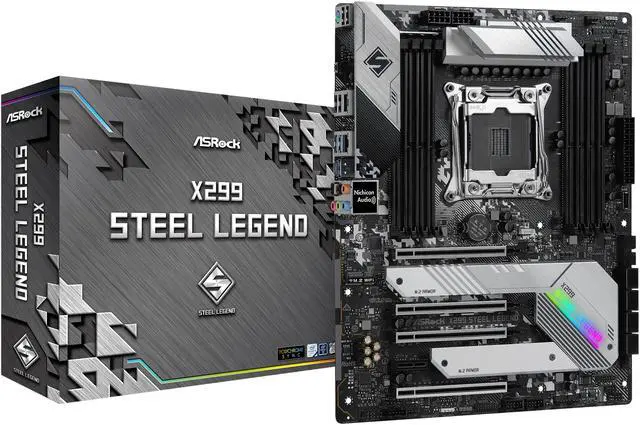 Alt view image 6 of 9 - ASRock X299 STEEL LEGEND LGA 2066 Intel X299 ATX Intel Motherboard