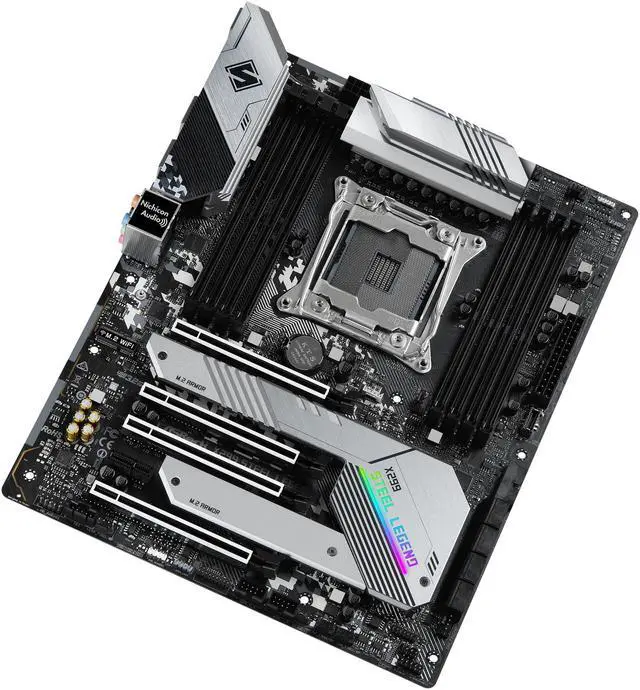 Alt view image 3 of 9 - ASRock X299 STEEL LEGEND LGA 2066 Intel X299 ATX Intel Motherboard