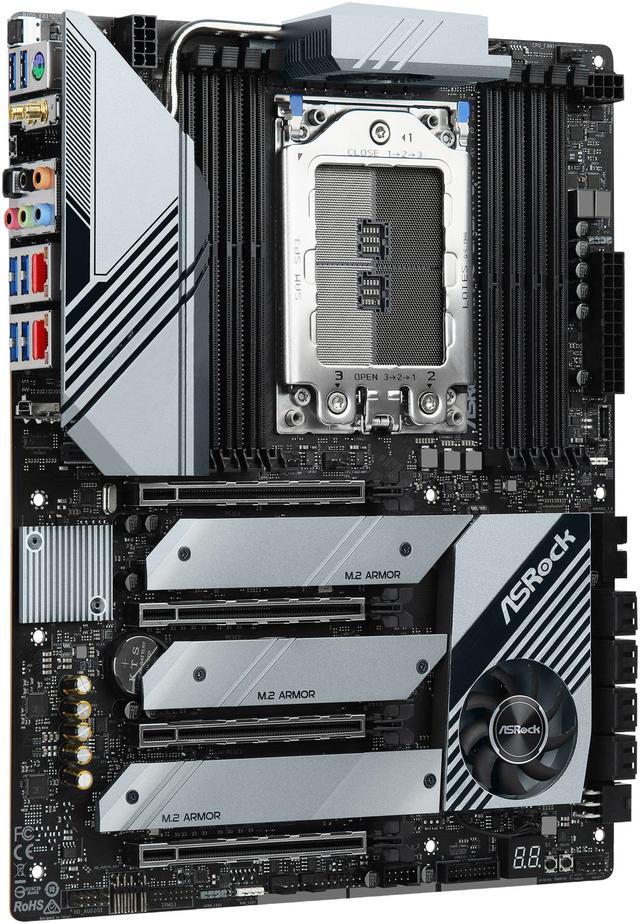 Alt view image 2 of 9 - ASRock TRX40 CREATOR sTRX4 AMD TRX40 ATX AMD Motherboard