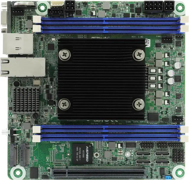 Main image of AsRock Rack D2143D4I2-2T Mini-ITX Server Motherboard Intel Xeon D-2100 Series 8 core SOC