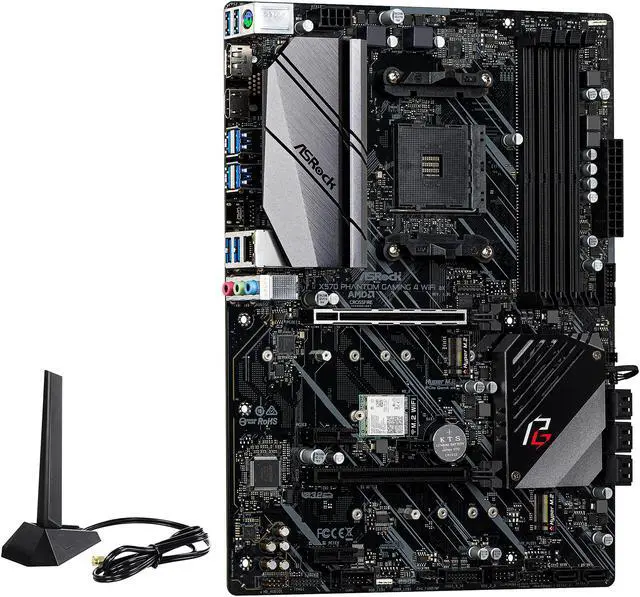 ASRock X570PHANTOMGAMING4WIFI AX AM4 ATX AMD Motherboard - Newegg.com