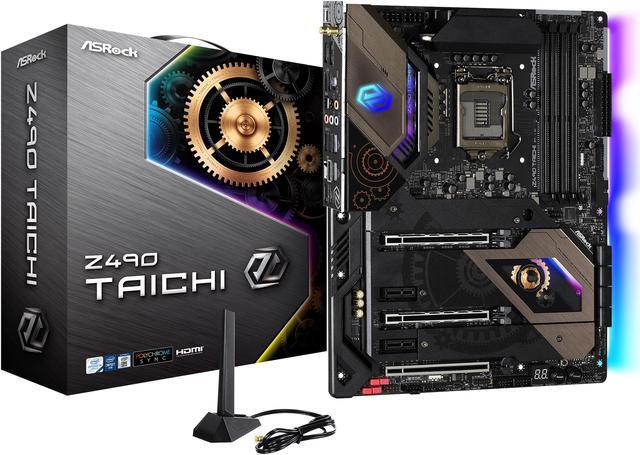 Alt view image 6 of 8 - ASRock Z490 Taichi LGA 1200 Intel Z490 ATX Intel Motherboard