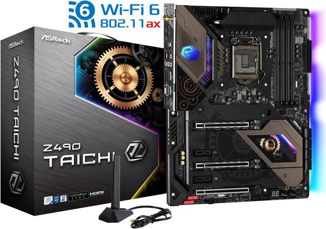 Alt view image 7 of 8 - ASRock Z490 Taichi LGA 1200 Intel Z490 ATX Intel Motherboard