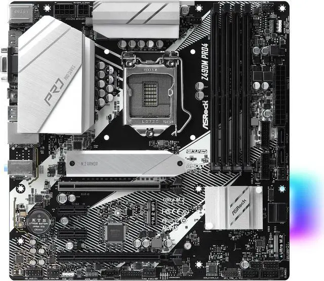 マザーボード ASRock Z490M PRO4 /microATX/LGA1200 Used - Very Good: ASRock Z490M Pro4 LGA 1200 Micro ATX Intel