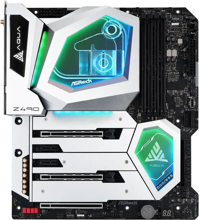 Main image of ASRock Z490 AQUA LGA 1200 Intel Z490 Extended ATX Intel Motherboard