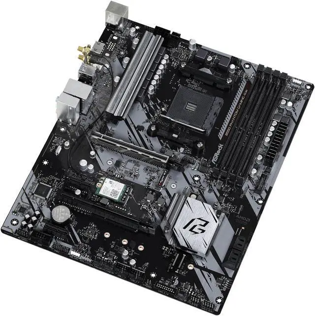 Alt view image 5 of 9 - ASRock B550 Phantom Gaming 4/ac AM4 AMD B550 ATX AMD Motherboard