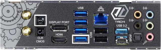 Alt view image 7 of 10 - ASRock B550 TAICHI AM4 AMD B550 ATX AMD Motherboard