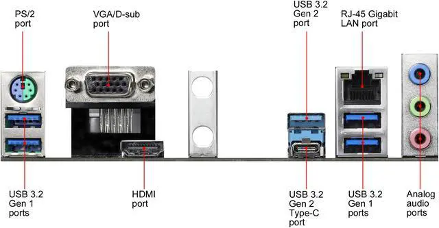 Alt view image 6 of 10 - ASRock B550 PRO4 AM4 AMD B550 ATX AMD Motherboard