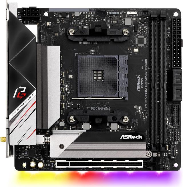 ASRock B550M-ITX/AC Supports 3rd Gen AMD AM4 Ryzen™ / Future AMD Ryzen™  Processors motherboard Mini ITX