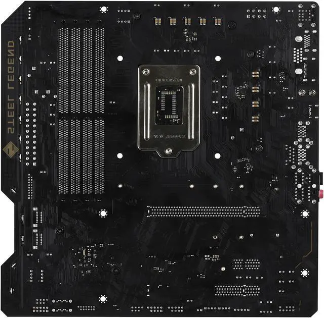 Alt view image 7 of 10 - ASRock B460M STEEL LEGEND LGA 1200 Intel B460 Micro ATX Intel Motherboard