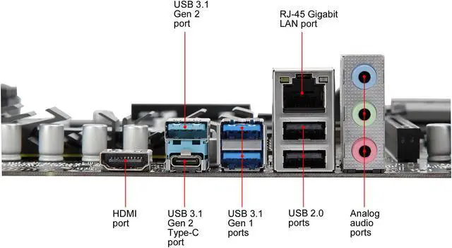 Alt view image 6 of 8 - ASRock B360M/OEM LGA 1151 (300 Series) Intel B360 SATA 6Gb/s Micro ATX Intel Motherboard, w/o M.2 Screws
