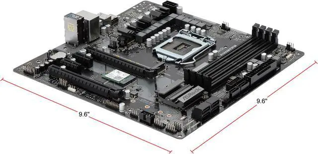 Alt view image 4 of 8 - ASRock B360M/OEM LGA 1151 (300 Series) Intel B360 SATA 6Gb/s Micro ATX Intel Motherboard, w/o M.2 Screws