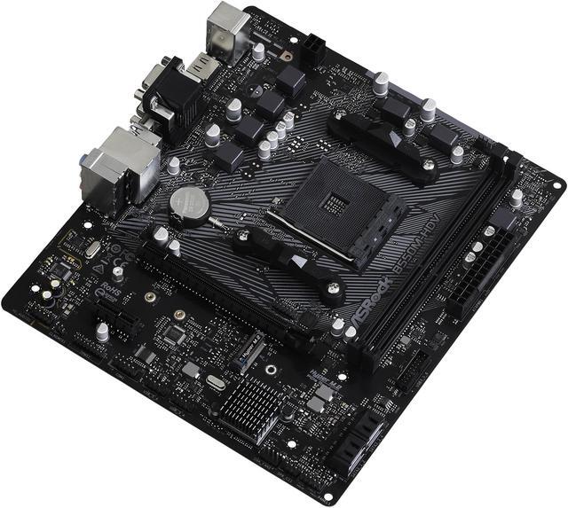 Alt view image 4 of 10 - ASRock B550M-HDV AM4 AMD B550 Micro ATX AMD Motherboard