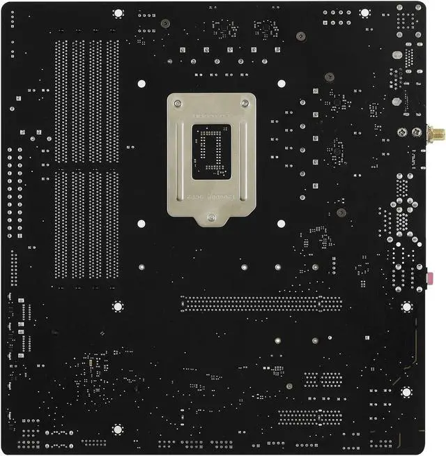Alt view image 7 of 10 - ASRock B460M Pro4/ac LGA 1200 Intel B460 Micro ATX Intel Motherboard