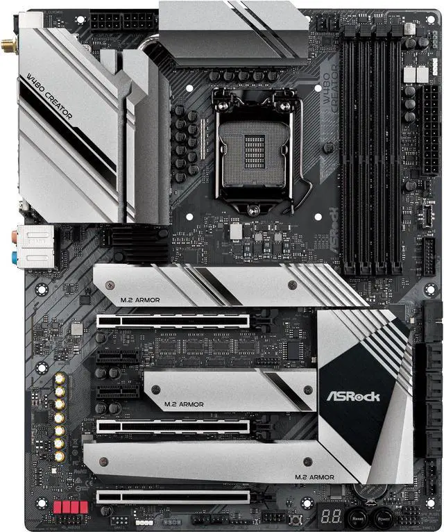 Main image of ASRock W480 CREATOR LGA 1200 Intel W480 ATX Intel Motherboard