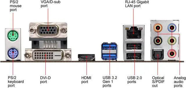 Alt view image 6 of 10 - ASRock J5040-ITX Intel Quad-Core Pentium Silver Processor J5040 (up to 3.2 GHz) Mini ITX Motherboard / CPU Combo