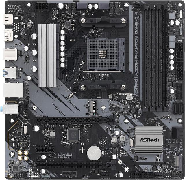 ASRock A520M Pro4 Motherboard Pictured, A520 Platform Lacking PCIe Gen4  Confirmed
