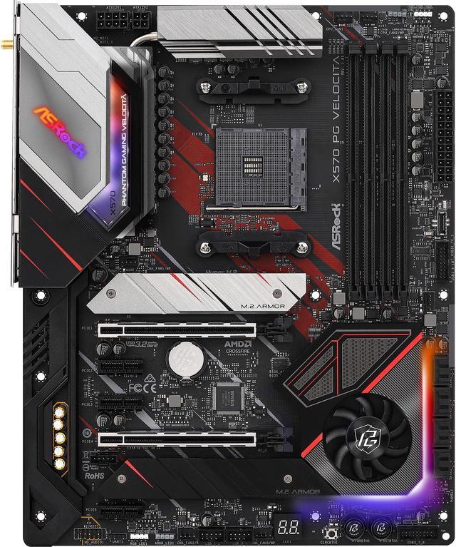 ASRock X570 PG VELOCITA AM4 ATX AMD Motherboard - Newegg.com