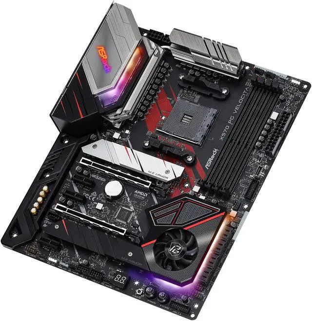 Alt view image 5 of 10 - ASRock X570 PG VELOCITA AM4 AMD X570 ATX AMD Motherboard