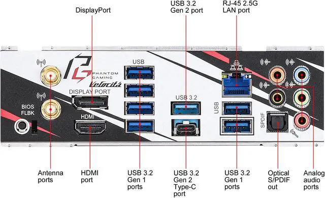 Alt view image 8 of 10 - ASRock X570 PG VELOCITA AM4 AMD X570 ATX AMD Motherboard