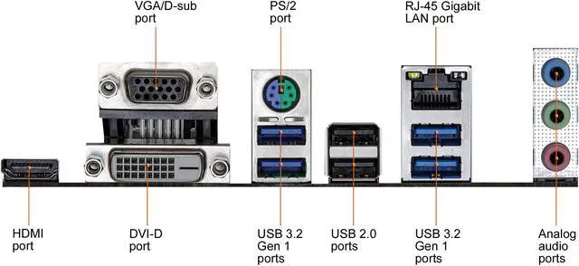 Alt view image 5 of 8 - ASRock B560M-HDV LGA 1200 Intel B560 Micro ATX Intel Motherboard