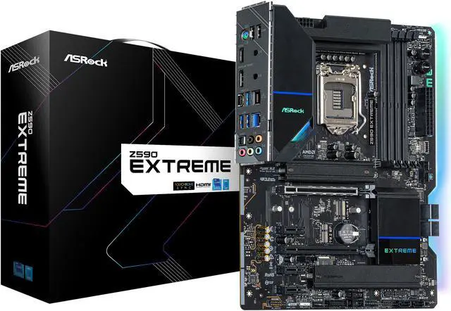 Alt view image 9 of 9 - ASRock Z590 EXTREME LGA 1200 Intel Z590 ATX Intel Motherboard