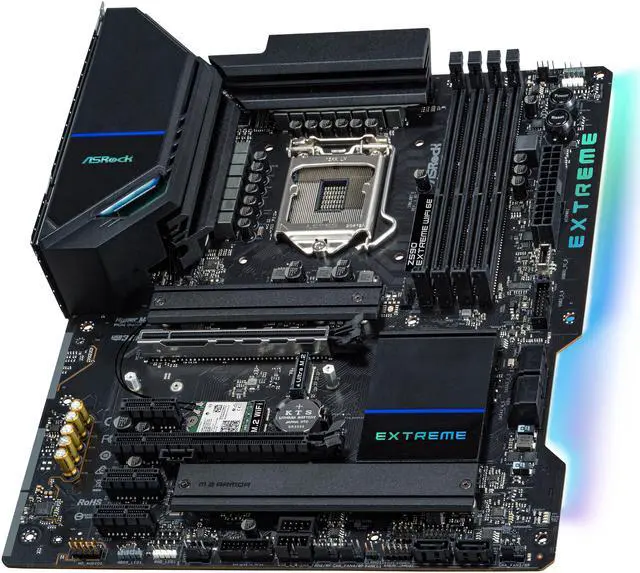 Alt view image 4 of 9 - ASRock Z590 EXTREME WIFI 6E LGA 1200 Intel Z590 ATX Intel Motherboard