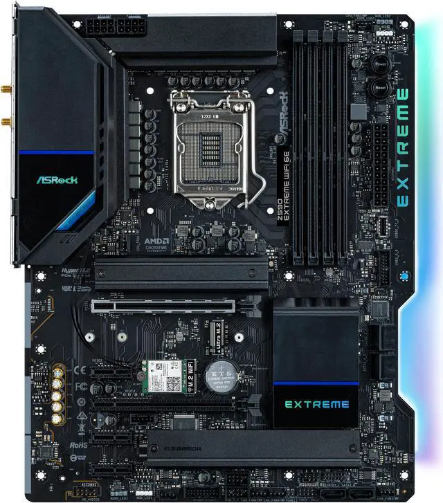 Main image of ASRock Z590 EXTREME WIFI 6E LGA 1200 Intel Z590 ATX Intel Motherboard