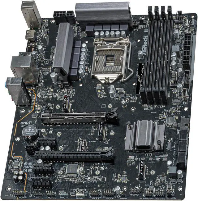 Alt view image 4 of 9 - ASRock Z590 Phantom Gaming 4 LGA 1200 Intel Z590 ATX Intel Motherboard