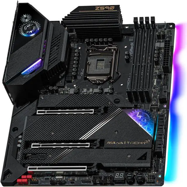 Alt view image 4 of 14 - ASRock Z590 TAICHI LGA 1200 Intel Z590 ATX Intel Motherboard