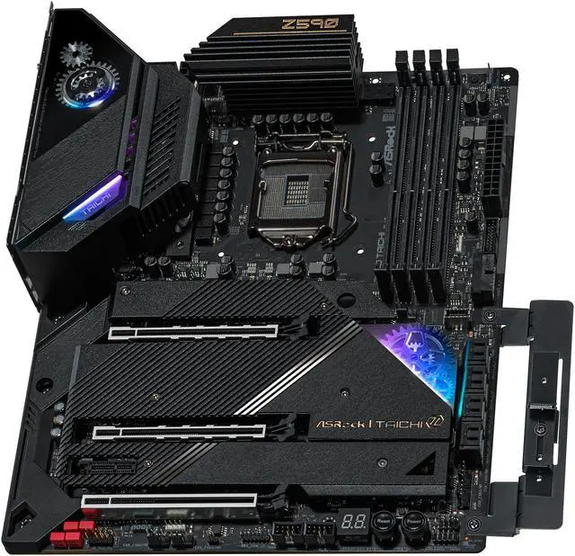 Alt view image 6 of 14 - ASRock Z590 TAICHI LGA 1200 Intel Z590 ATX Intel Motherboard