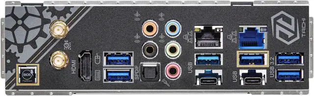 Alt view image 7 of 14 - ASRock Z590 TAICHI LGA 1200 Intel Z590 ATX Intel Motherboard