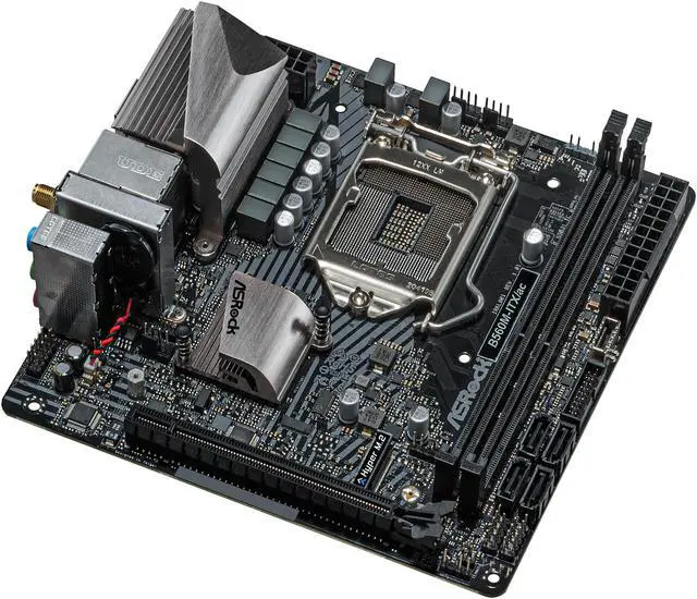 Alt view image 4 of 10 - ASRock B560M-ITX/AC LGA 1200 Intel B560 Mini ITX Intel Motherboard