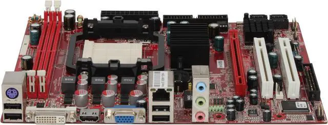 Alt view image 2 of 5 - POWERCOLOR RS780G AM2+/AM2 AMD 780G HDMI Micro ATX AMD Motherboard