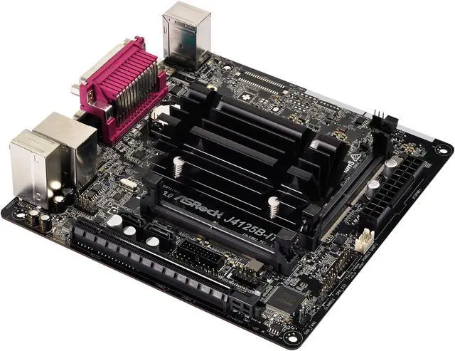 Alt view image 4 of 8 - ASRock J4125B-ITX Intel Celeron Quad-Core Processor J4125 (up to 2.7 GHz) Mini ITX Motherboard / CPU / VGA Combo
